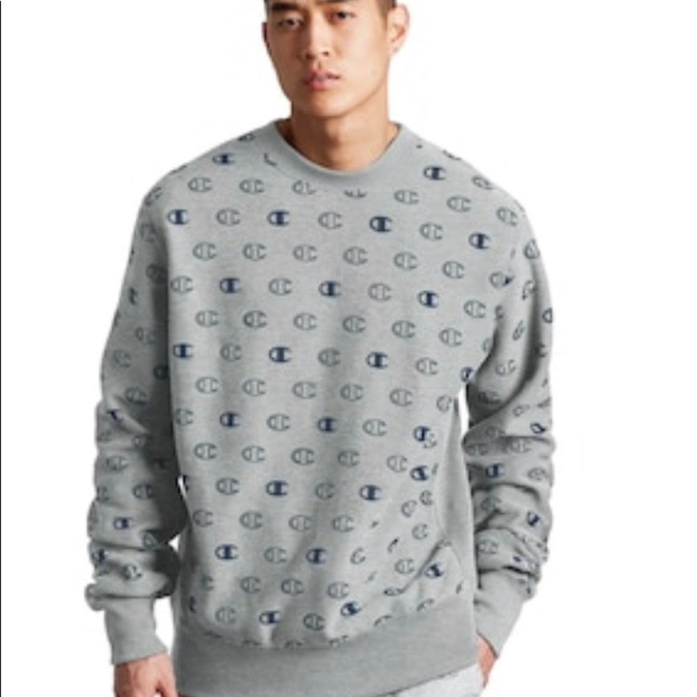 🚫SOLD🚫NWT Champion Gray Crew Sweatshirt Men’s M